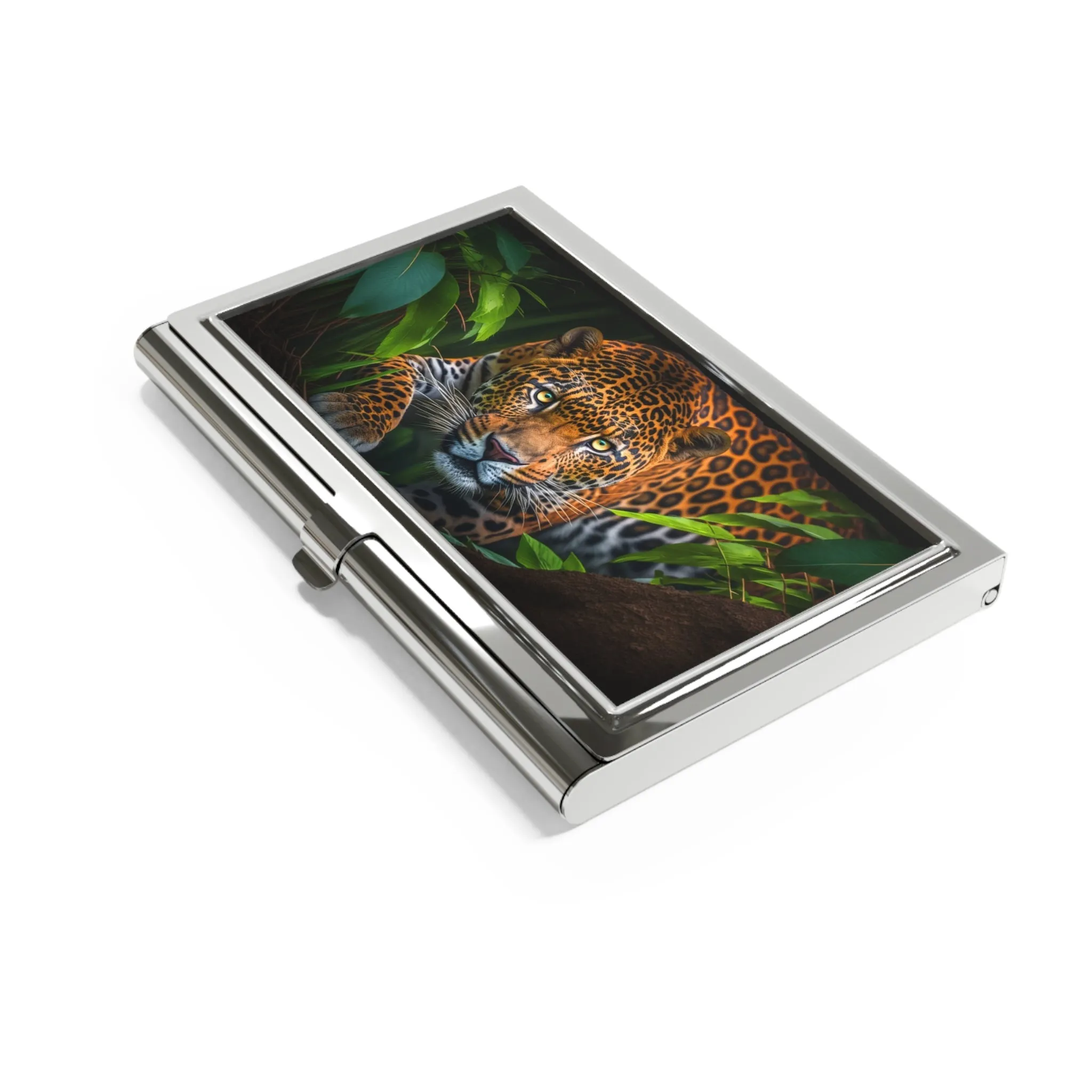 Jungle Leopard Business Card Holder