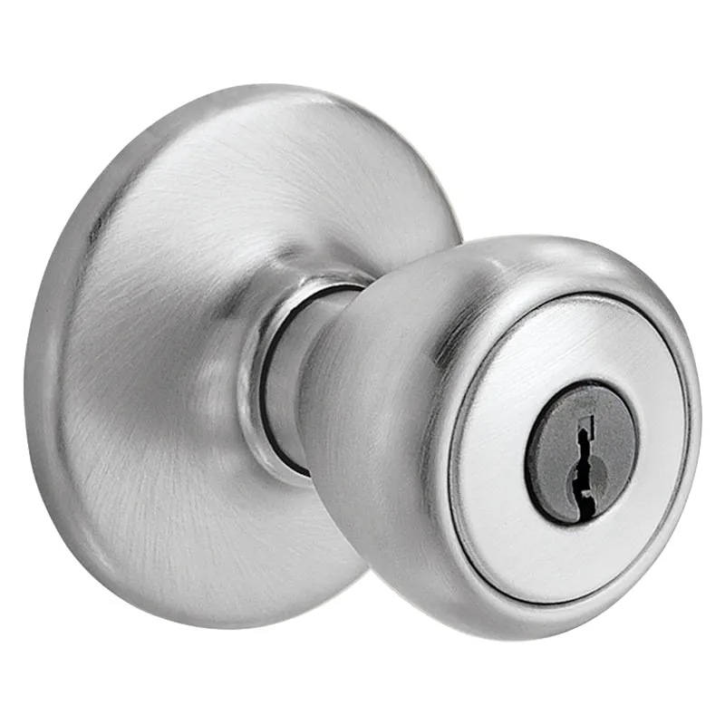 Kwikset 400T 26D6ALRCSK3V1 Entry Door Lock, Satin Chrome, K3 Keyway, 3 Grade :BX: QUANTITY: 3