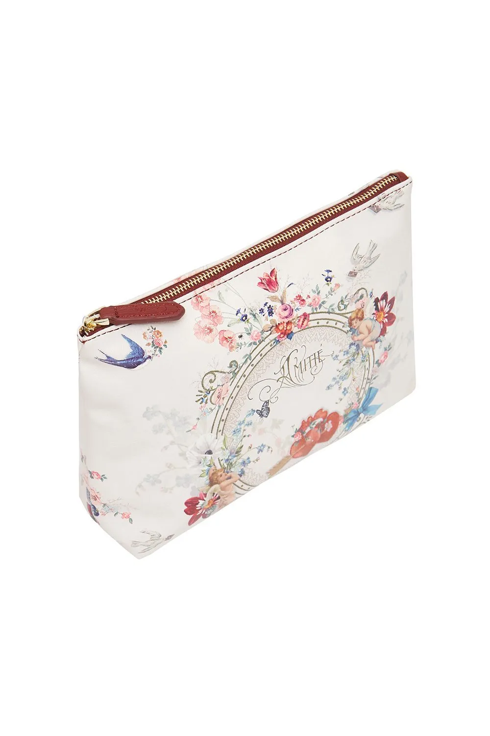 LARGE MAKEUP POUCH JARDIN POSTCARDS