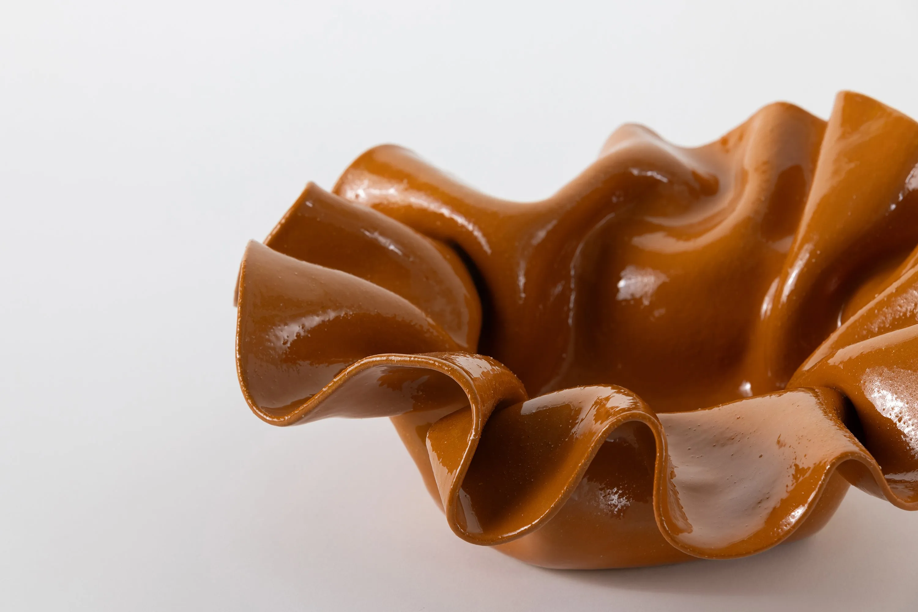 Large Wave Bowl Gloss Tuscany