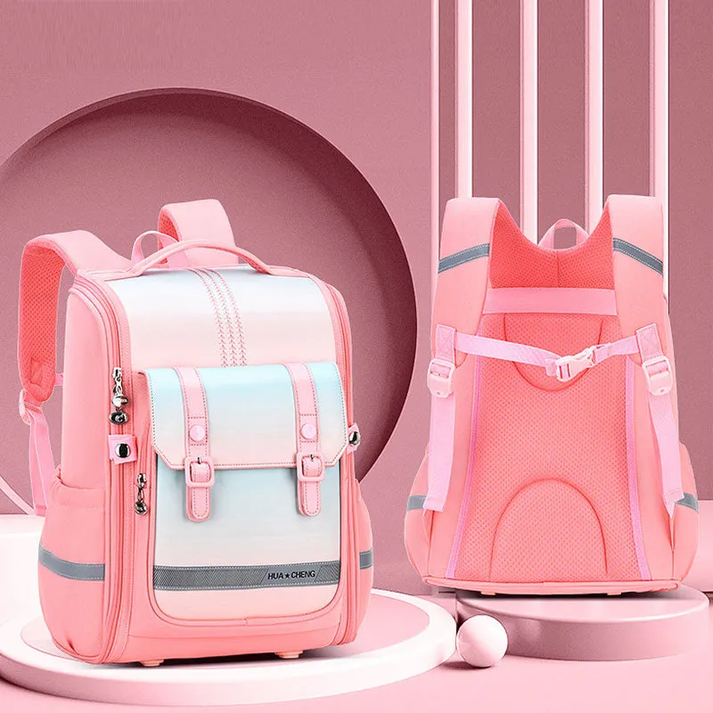 Lightweight School Backpack for Girls Boys Elementary Reflectance School Bags