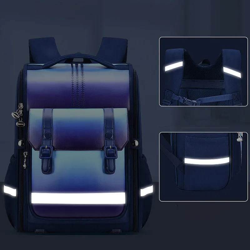 Lightweight School Backpack for Girls Boys Elementary Reflectance School Bags