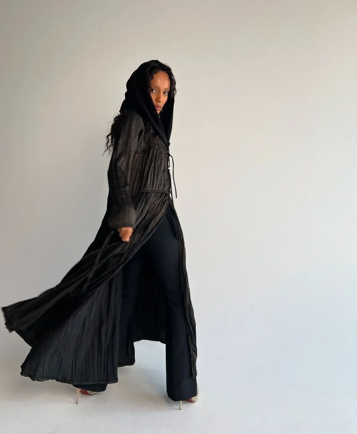 LOOK7-BLACK ABAYA