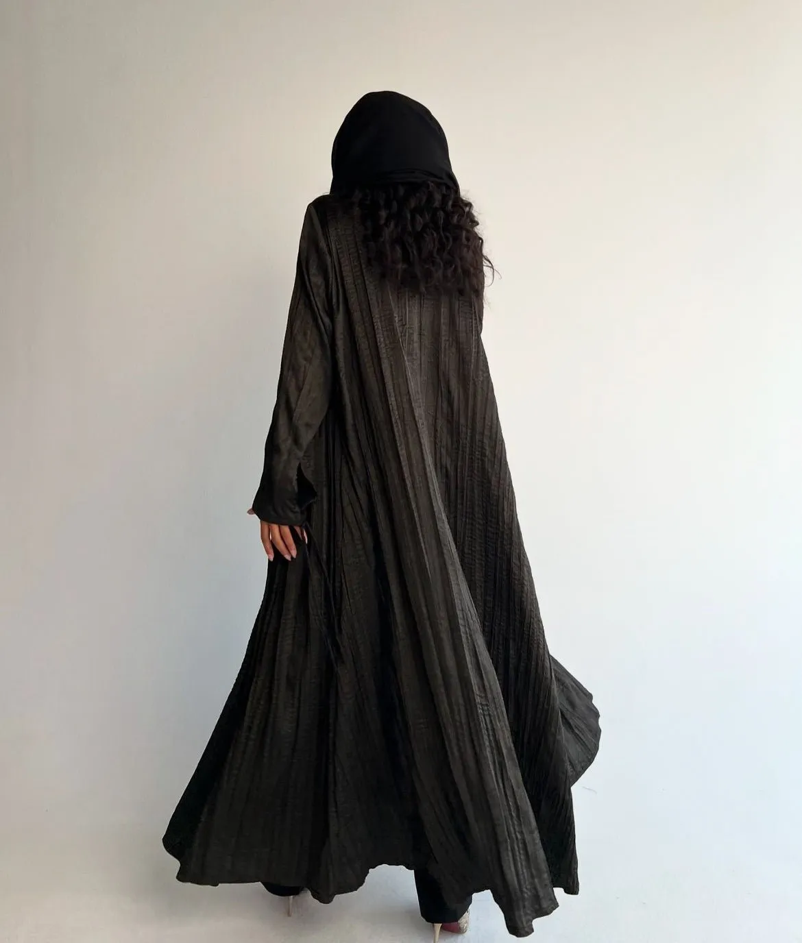 LOOK7-BLACK ABAYA