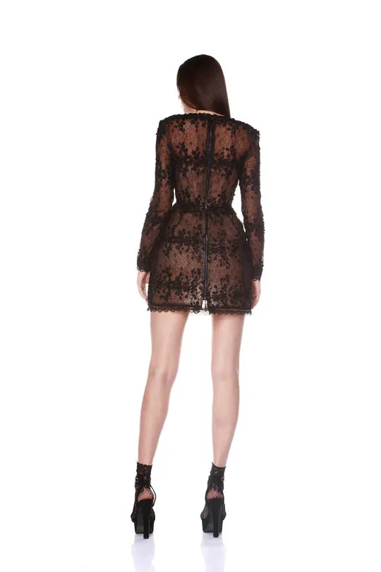 Masey Mini Dress - Black