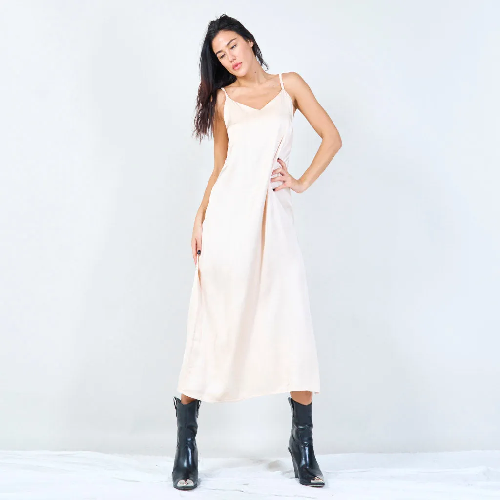 Minimalist spaghetti strap dress wholesale