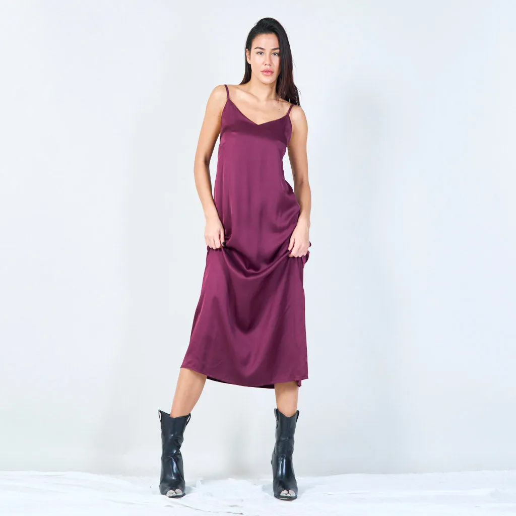 Minimalist spaghetti strap dress wholesale