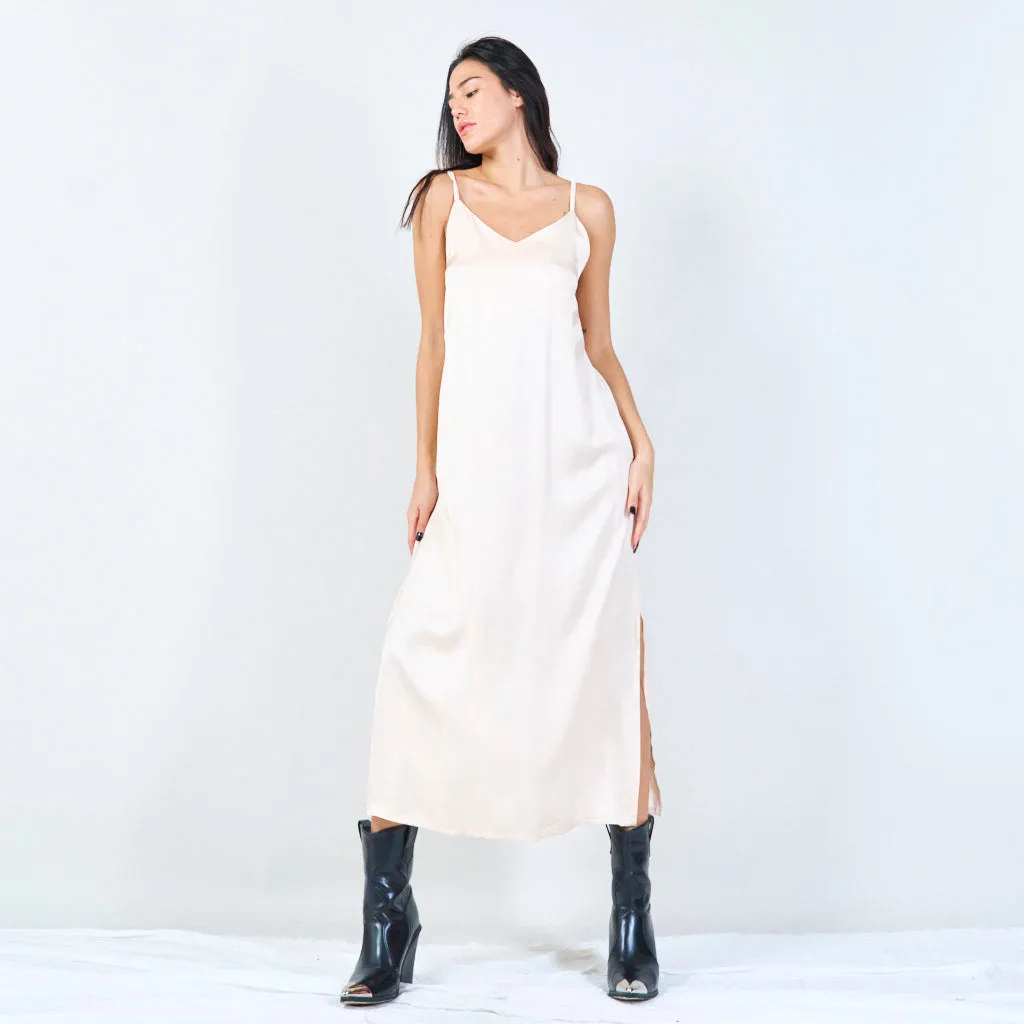 Minimalist spaghetti strap dress wholesale