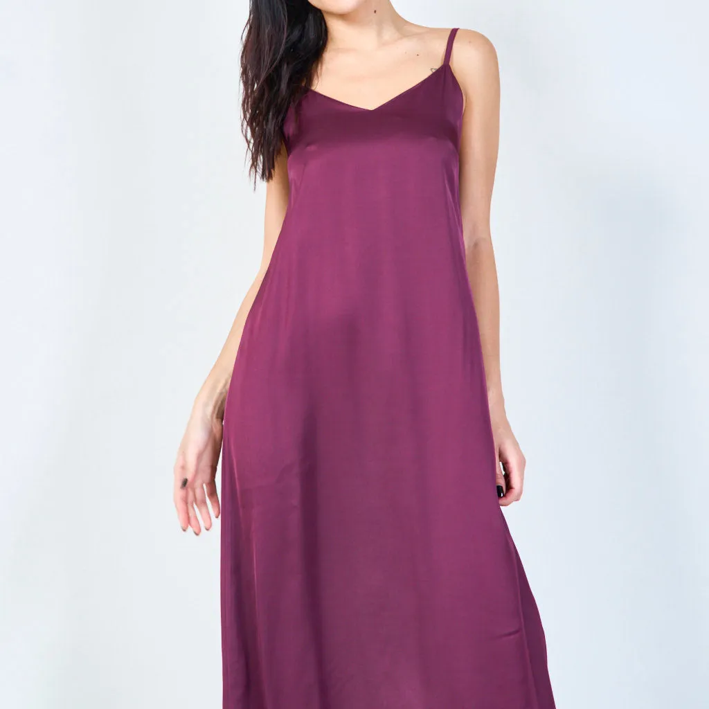 Minimalist spaghetti strap dress wholesale