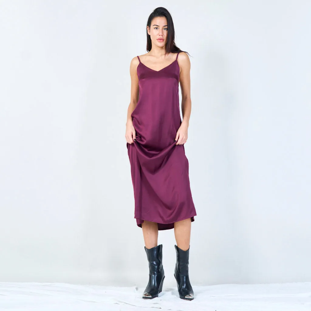 Minimalist spaghetti strap dress wholesale