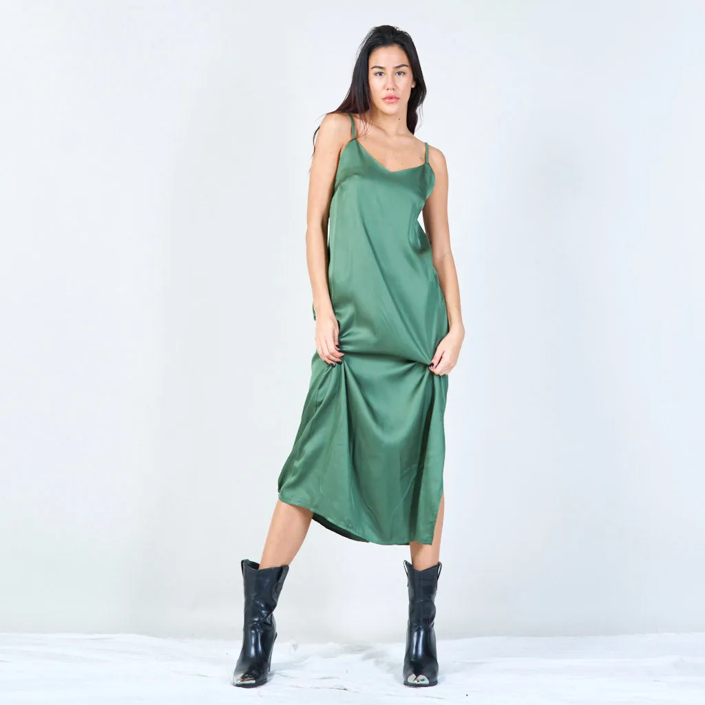 Minimalist spaghetti strap dress wholesale