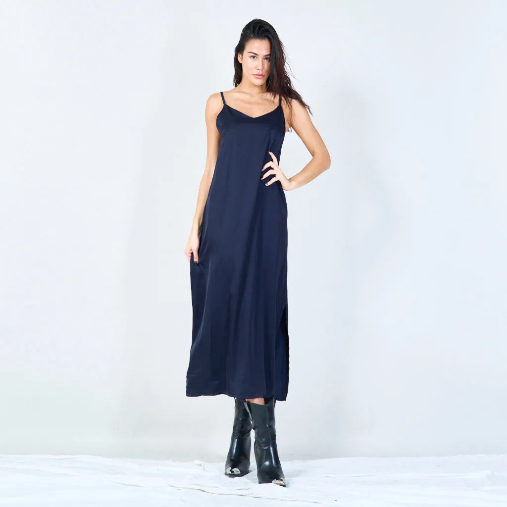 Minimalist spaghetti strap dress wholesale