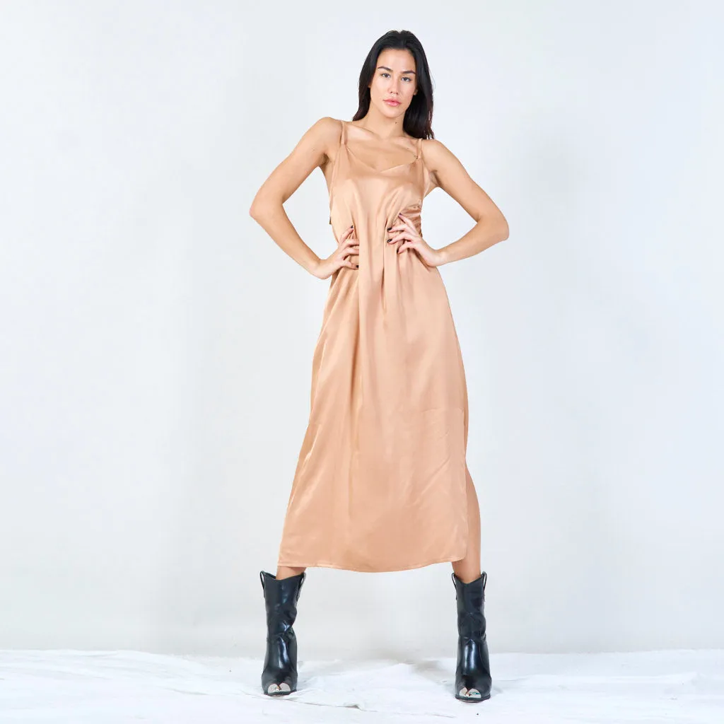 Minimalist spaghetti strap dress wholesale