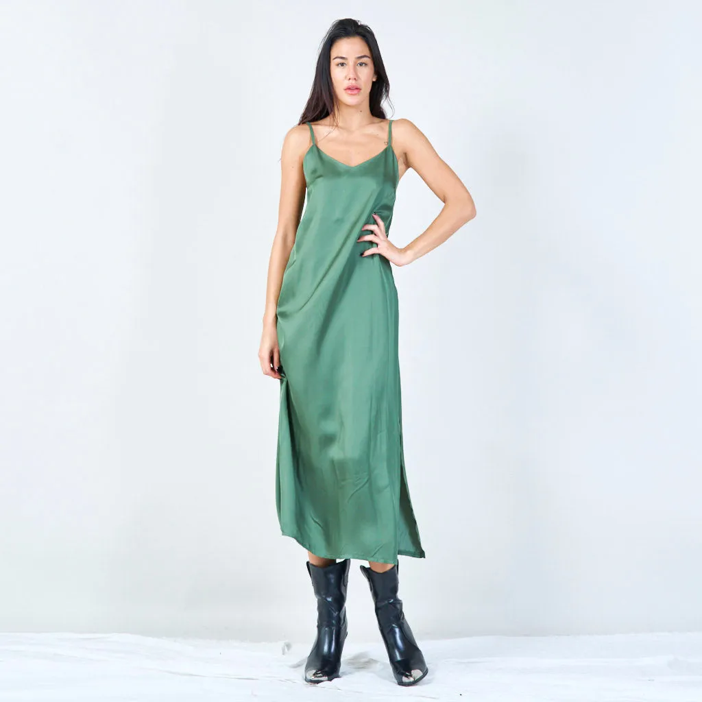 Minimalist spaghetti strap dress wholesale