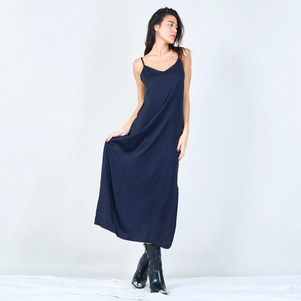 Minimalist spaghetti strap dress wholesale