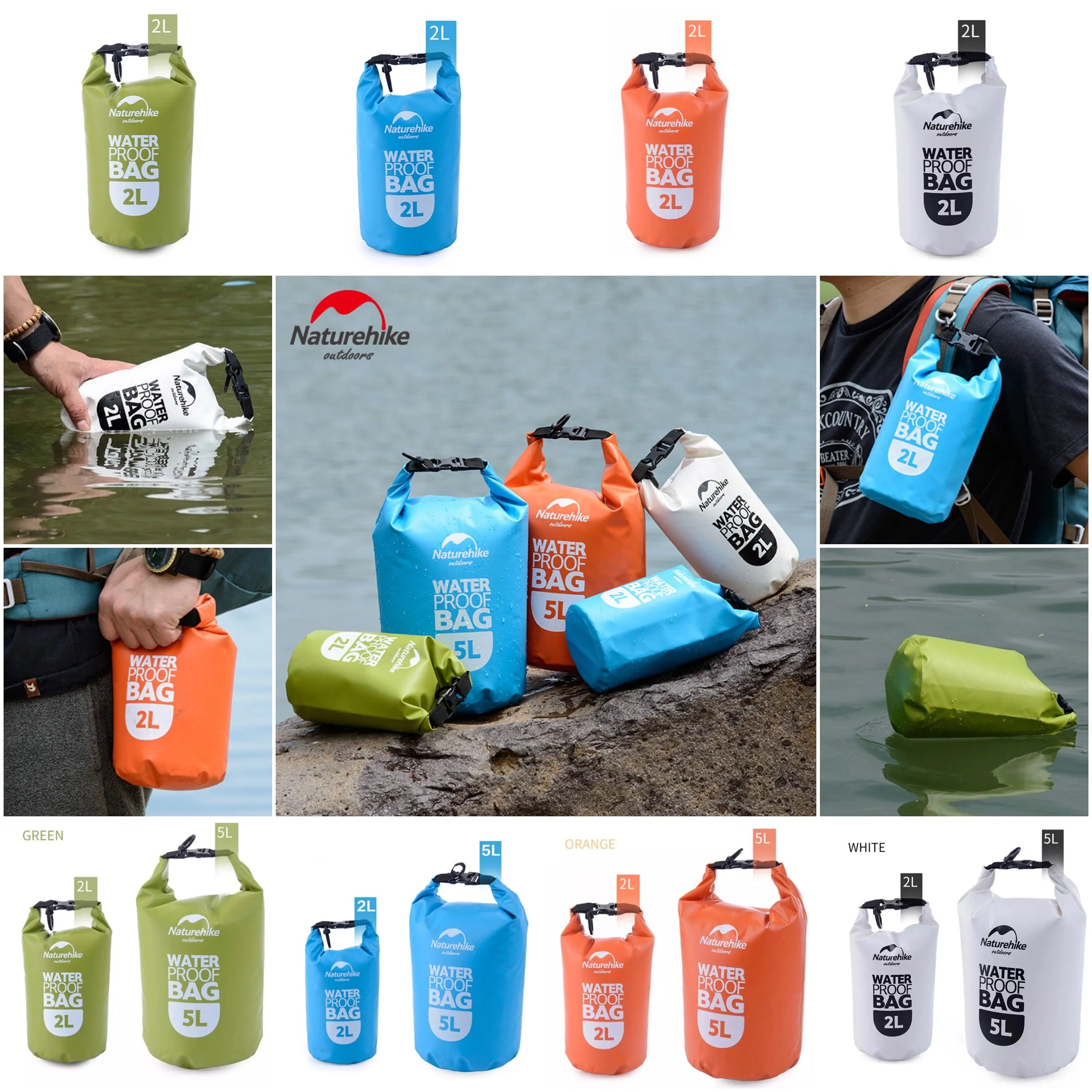 NatureHike 2L 5L Outdoor Waterproof Bags