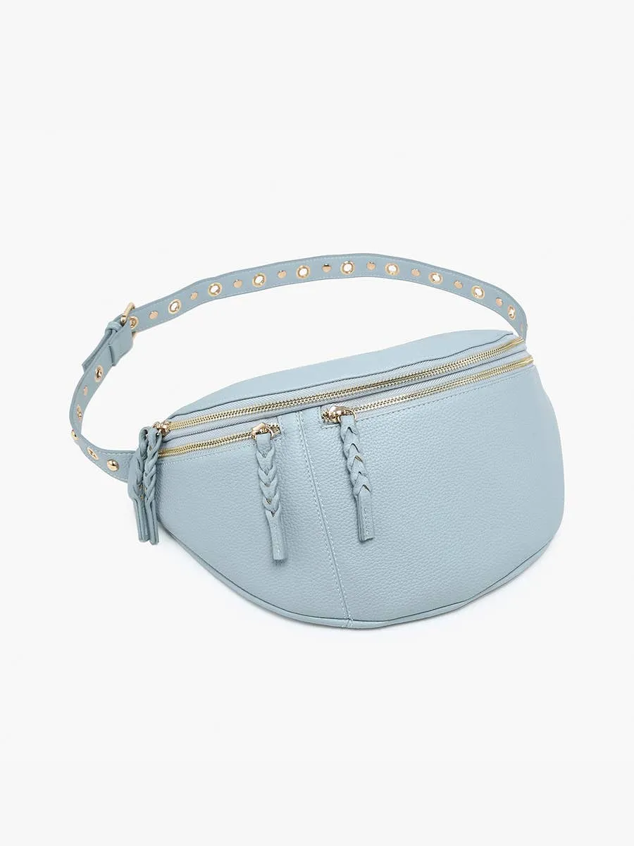 Nova Black Studded Sling Bag