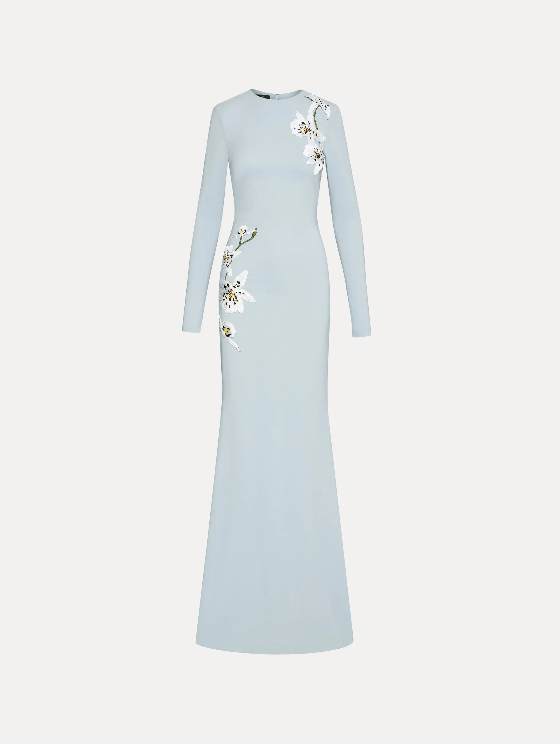 Orchid Threadwork Cady Gown