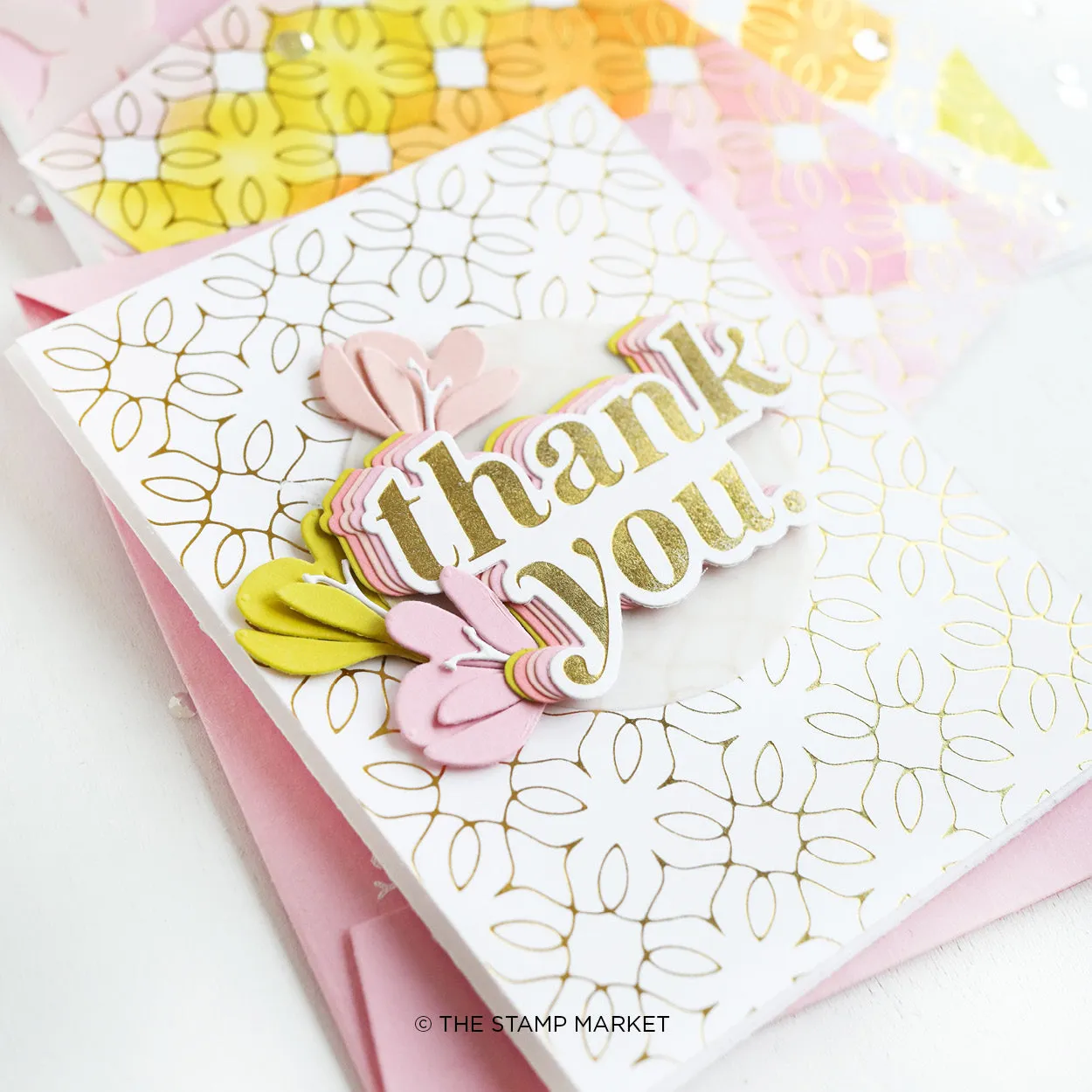 Ornate Floral Foil Plate