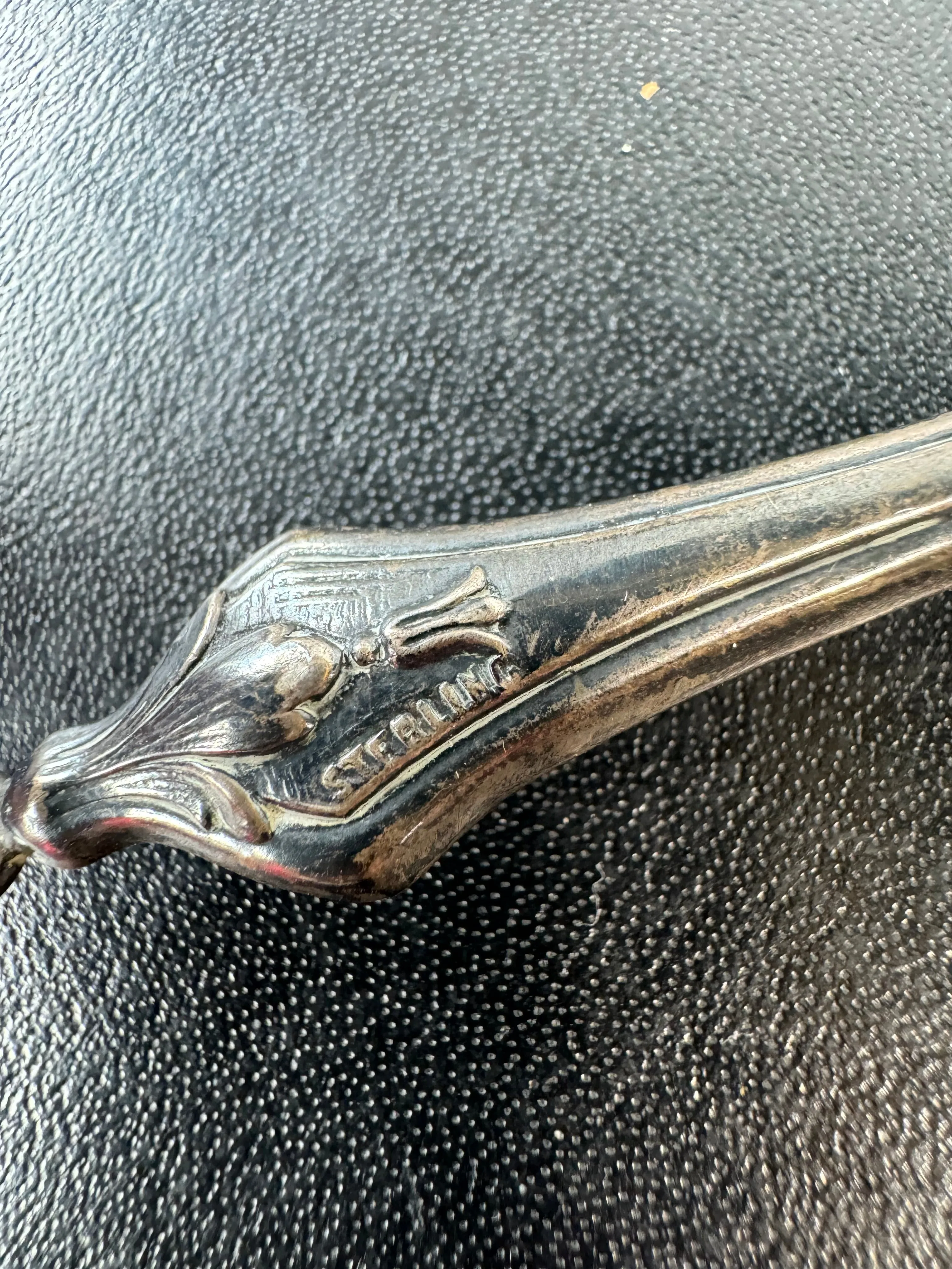 Ornate Vintage Sterling Silver Lorgnette Glasses
