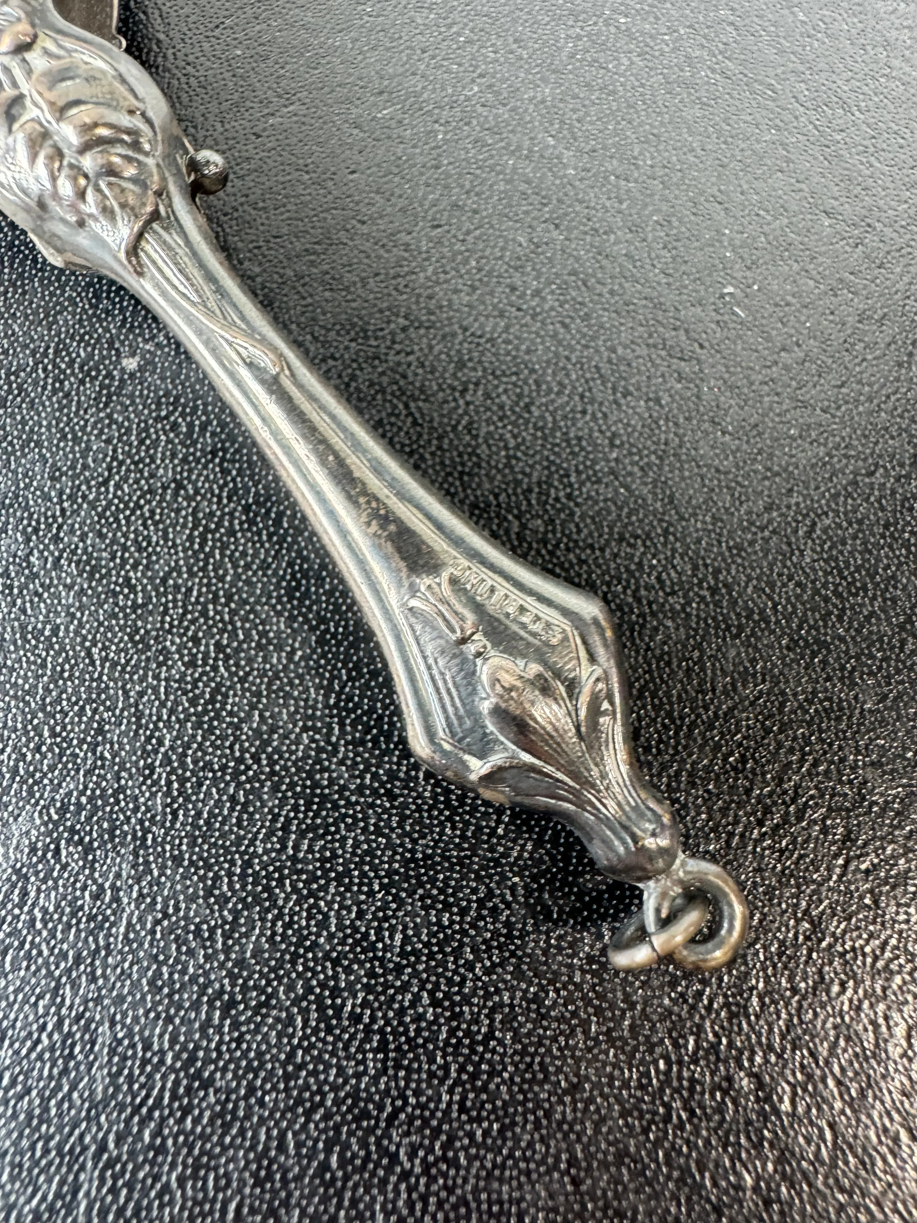 Ornate Vintage Sterling Silver Lorgnette Glasses