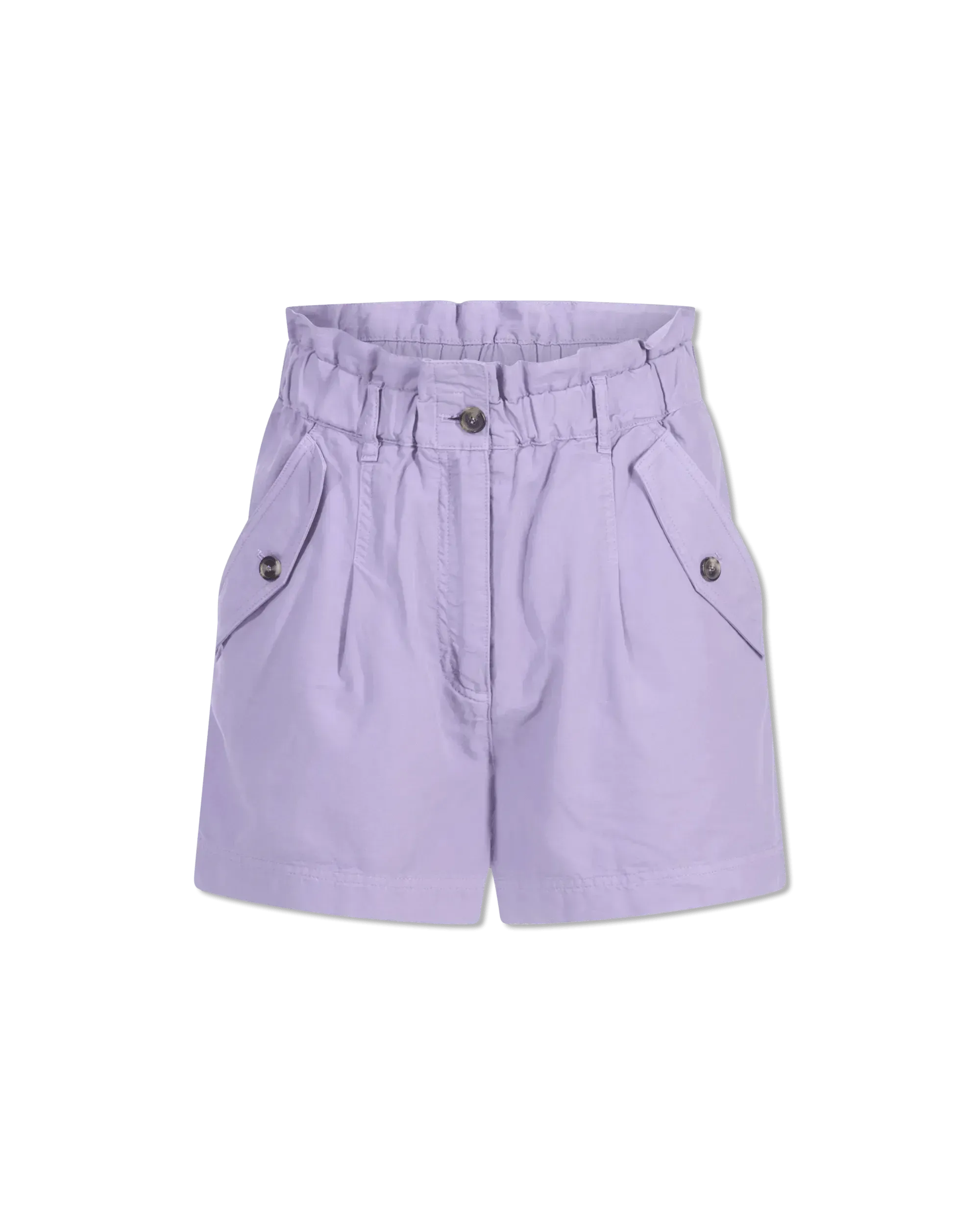 Paperbag Waist Cotton Shorts