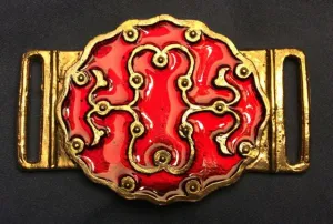 Persian Belt Mount with Red Enamel - PZ04