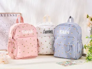 Personalized School Bag for Kids, Custom Name Toddler Backpack,Embroidered Backpack,Back to School Gifts,Perfect Gift for Toddlers and Girls