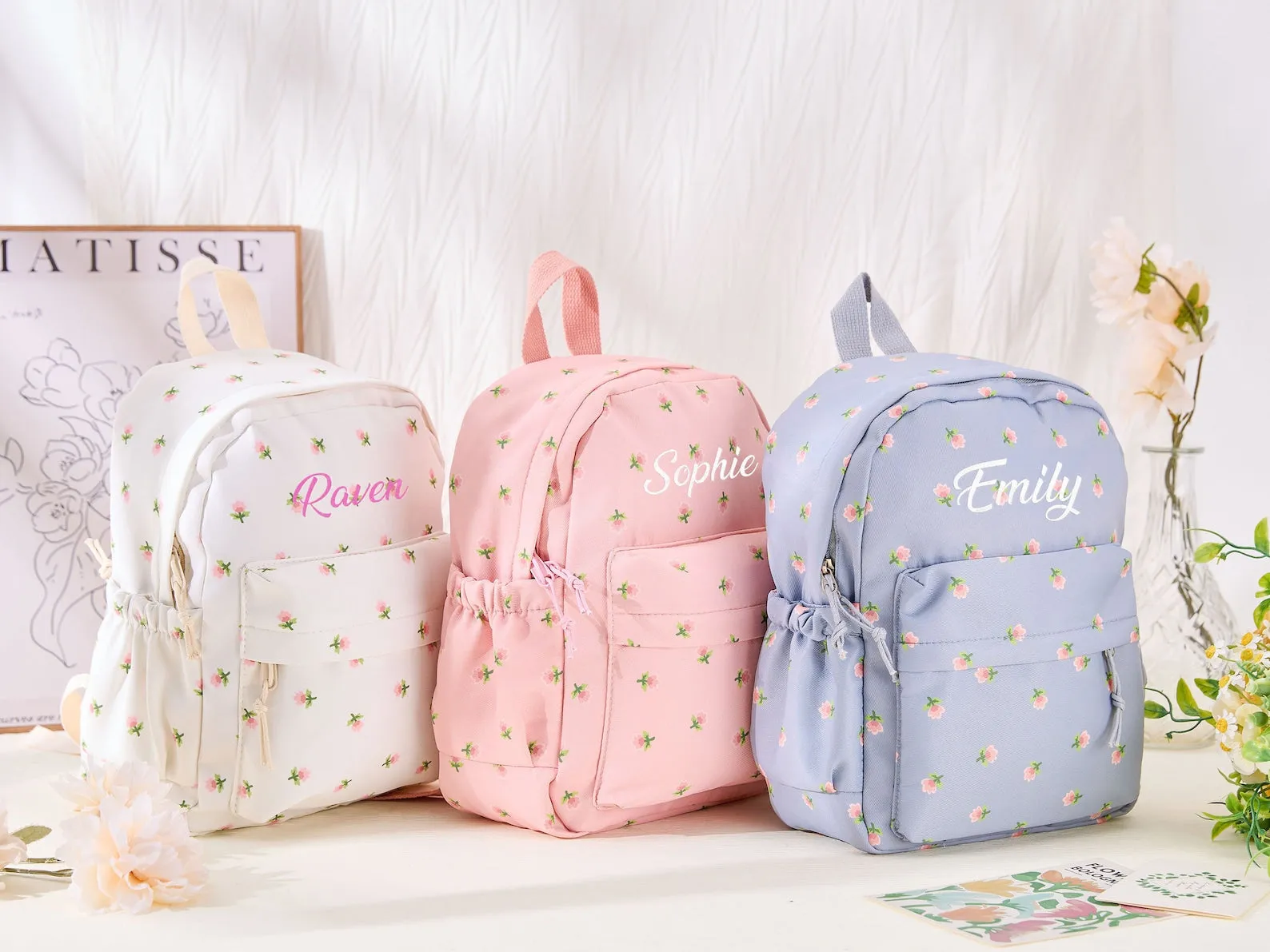 Personalized School Bag for Kids, Custom Name Toddler Backpack,Embroidered Backpack,Back to School Gifts,Perfect Gift for Toddlers and Girls