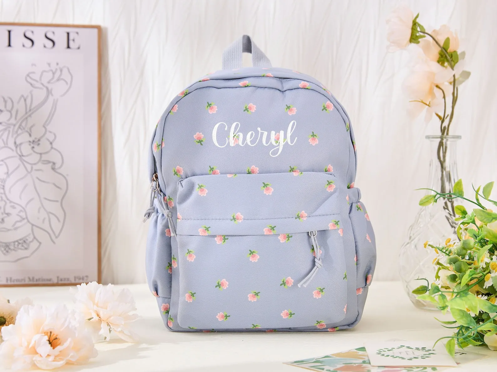 Personalized School Bag for Kids, Custom Name Toddler Backpack,Embroidered Backpack,Back to School Gifts,Perfect Gift for Toddlers and Girls