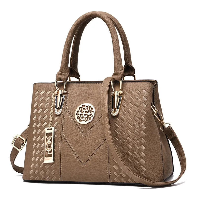 Purpdrank - Famous Designer Luxury Brand Bags Casual Women Leather Handbags Ladies Hand Bags Vintage Female Purse Fashion Shoulder Bags