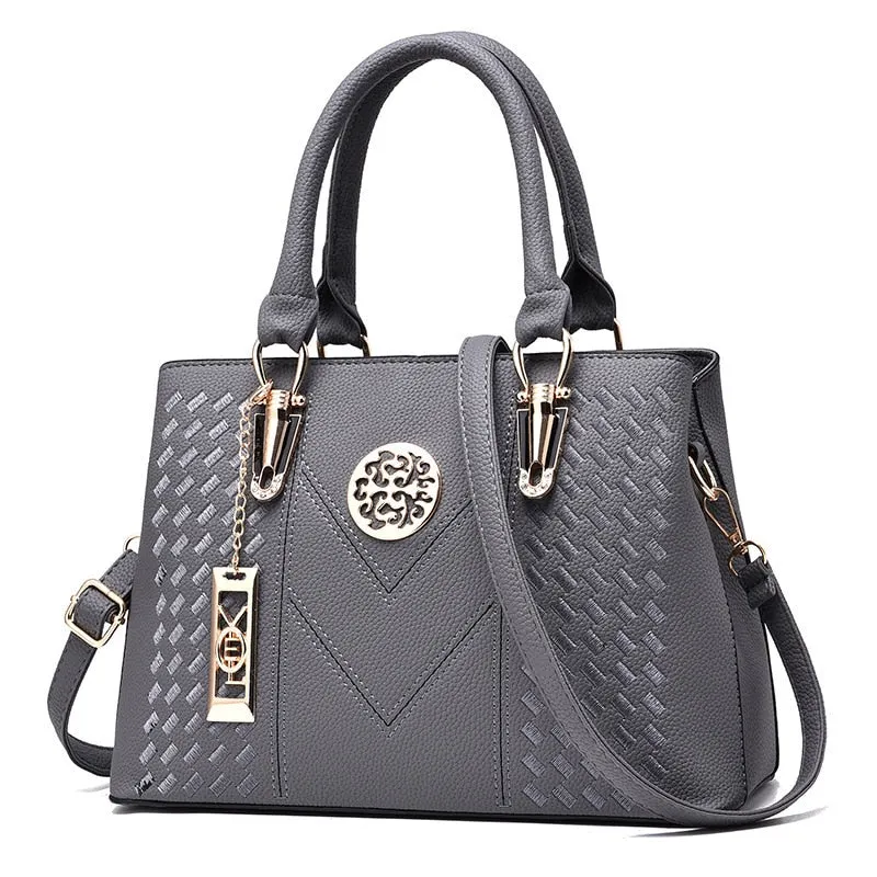 Purpdrank - Famous Designer Luxury Brand Bags Casual Women Leather Handbags Ladies Hand Bags Vintage Female Purse Fashion Shoulder Bags