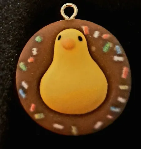 Rubber ducky charm necklace