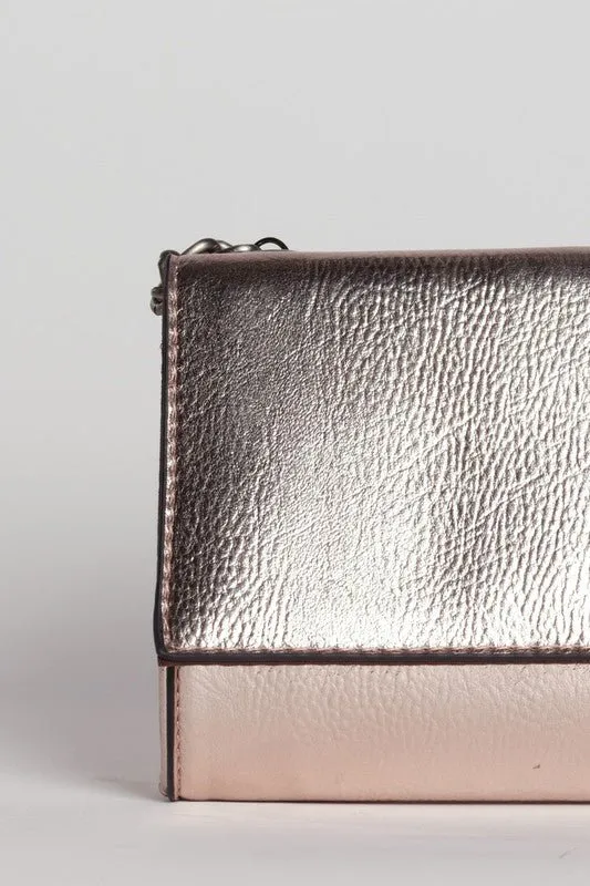 Shimmer and Shine Metallic Crossbody Bag