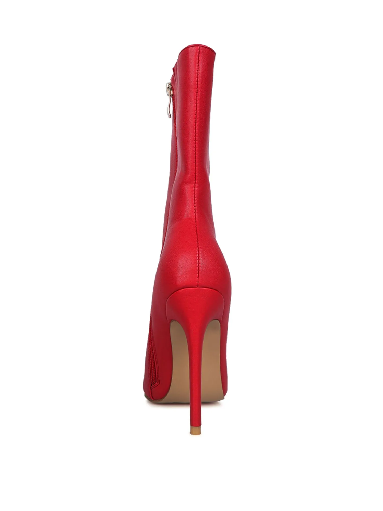 Sleek Mid Calf Bootie