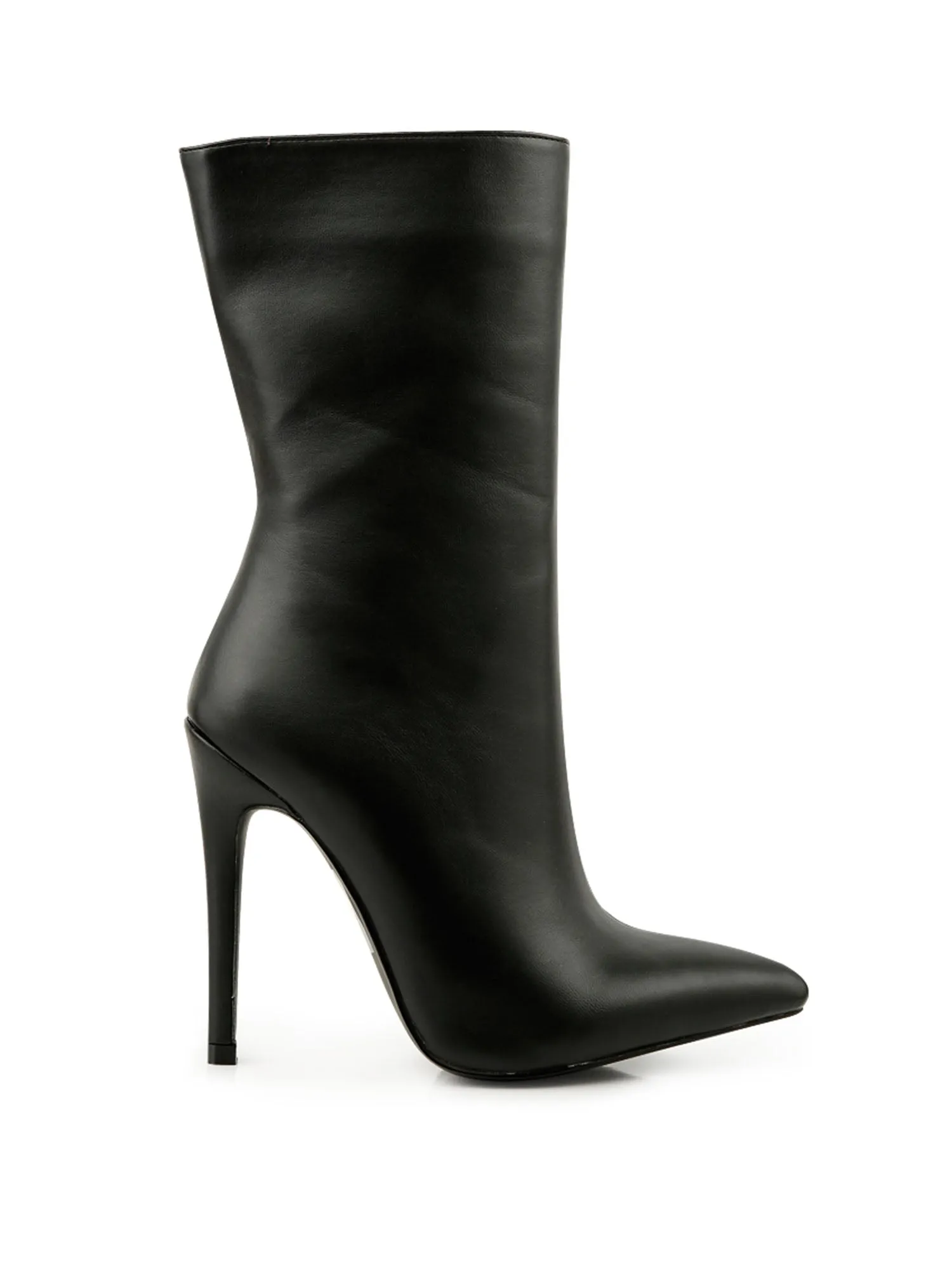 Sleek Mid Calf Bootie