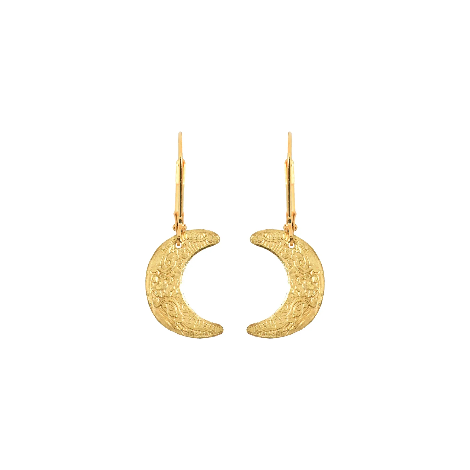 Small Moon Earrings