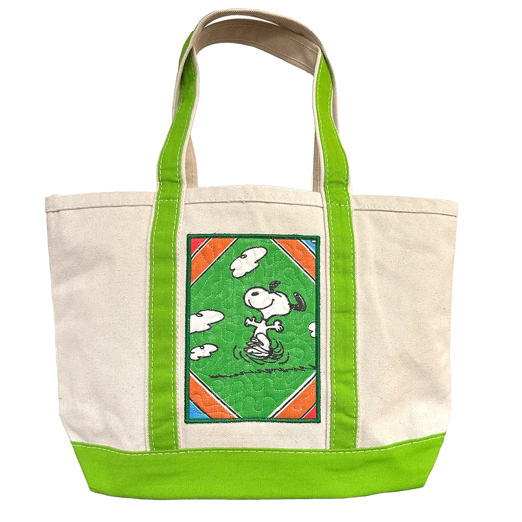 Snoopy BiG Tote Lime