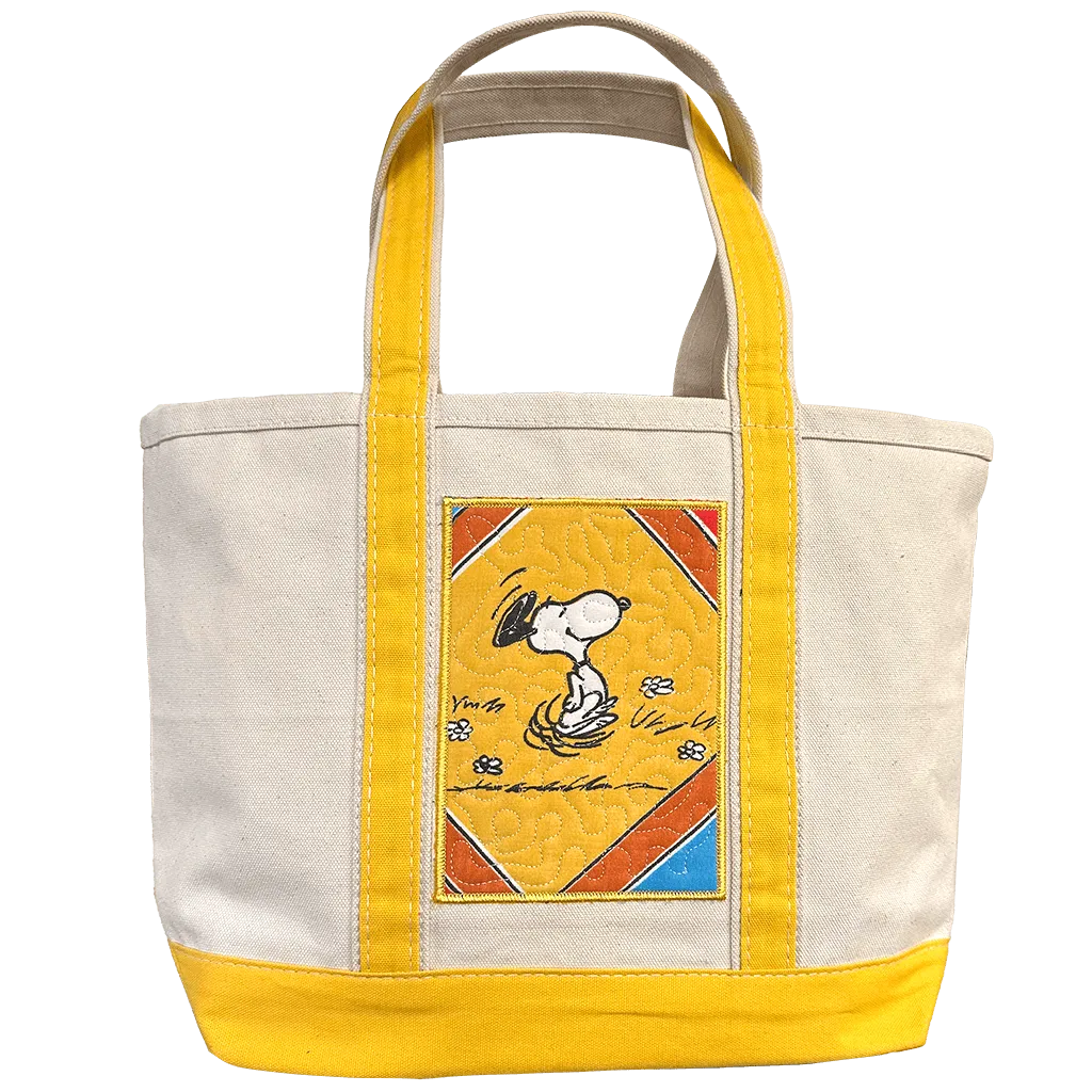 Snoopy BiG Tote Yellow