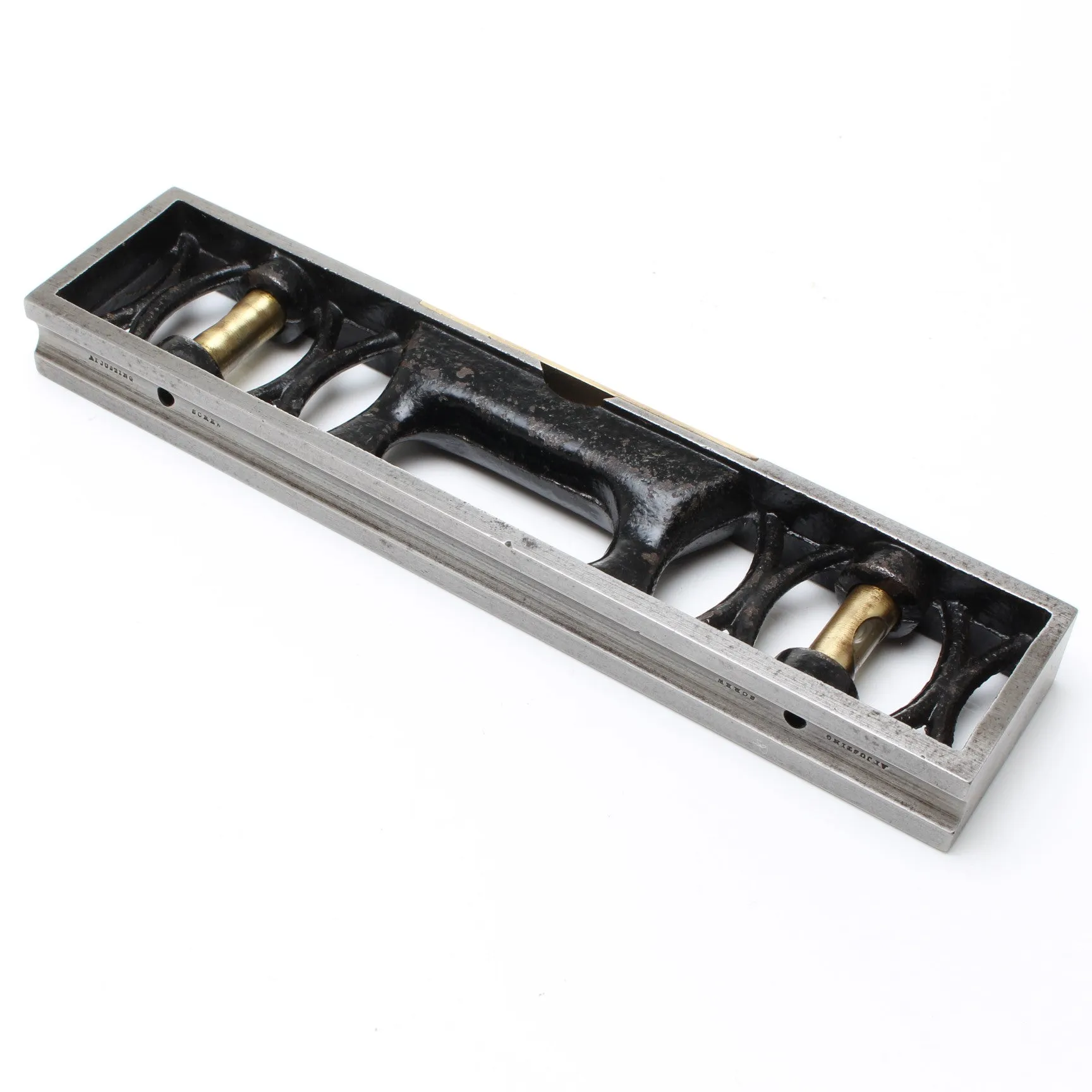 SOLD: Old Ornate Rabone Spirit Level – 9 inch