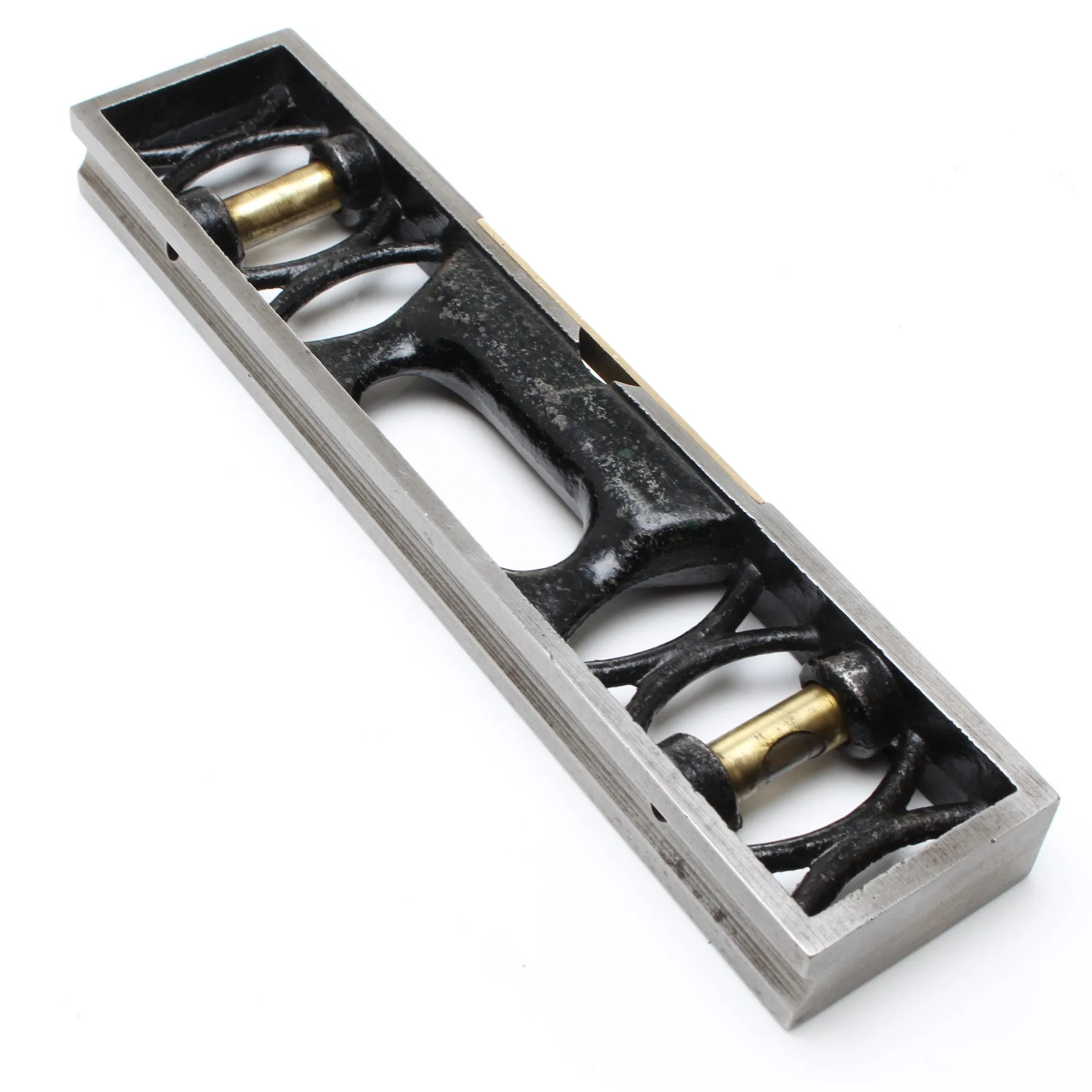 SOLD: Old Ornate Rabone Spirit Level – 9 inch
