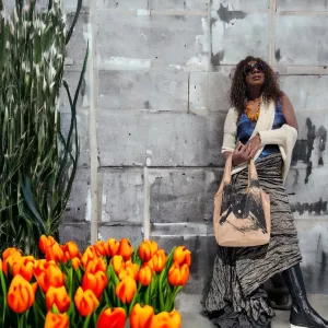 Suede  Eye Bucket bag