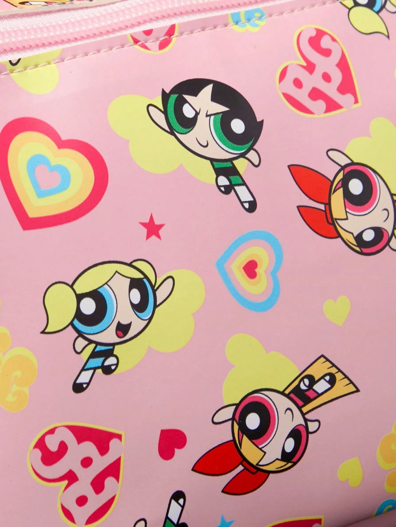 THE POWERPUFF GIRLS X SHEIN Cute Full Printed Cosmetic Bag