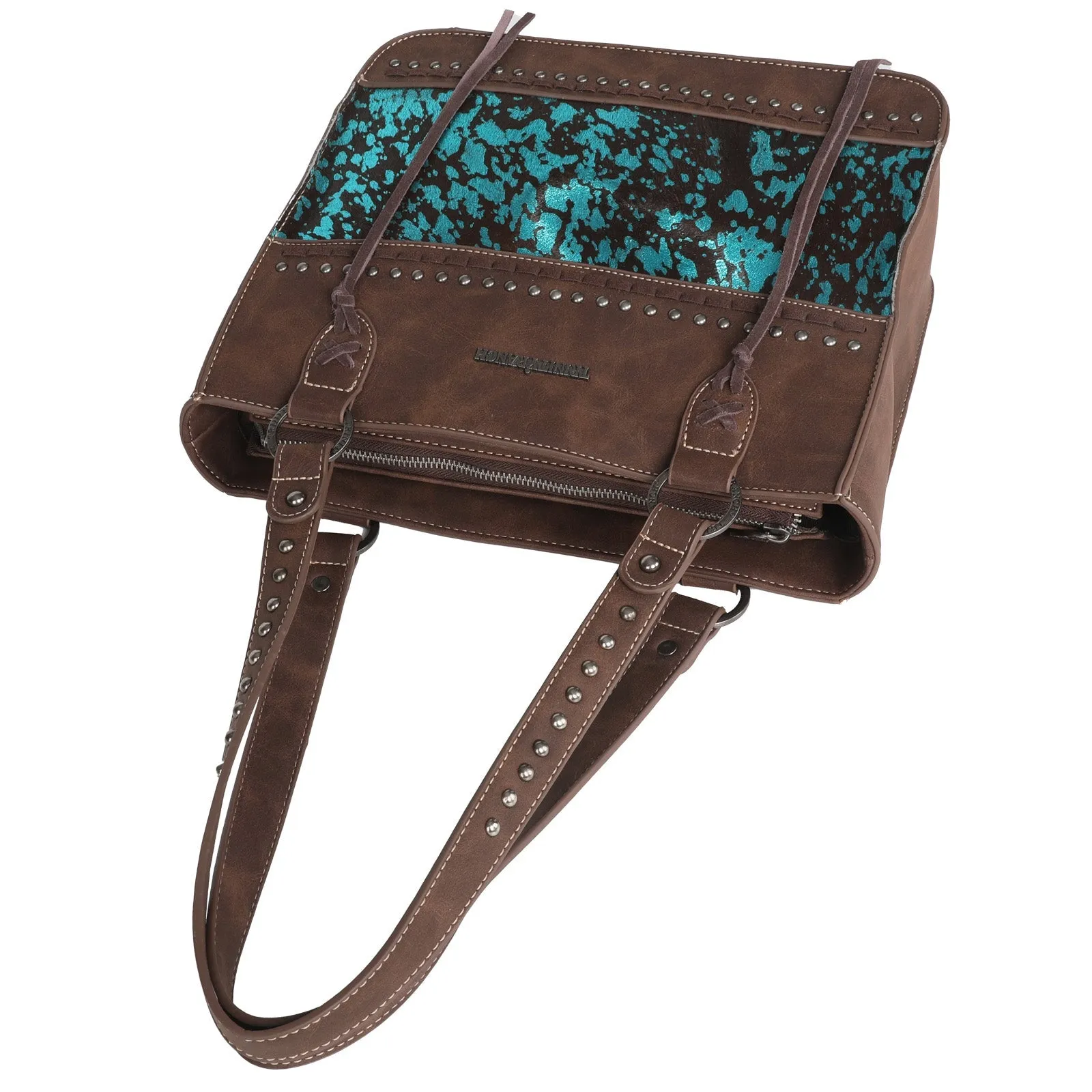 Trinity Ranch Hair On Cowhide Collection Concealed Carry Tote