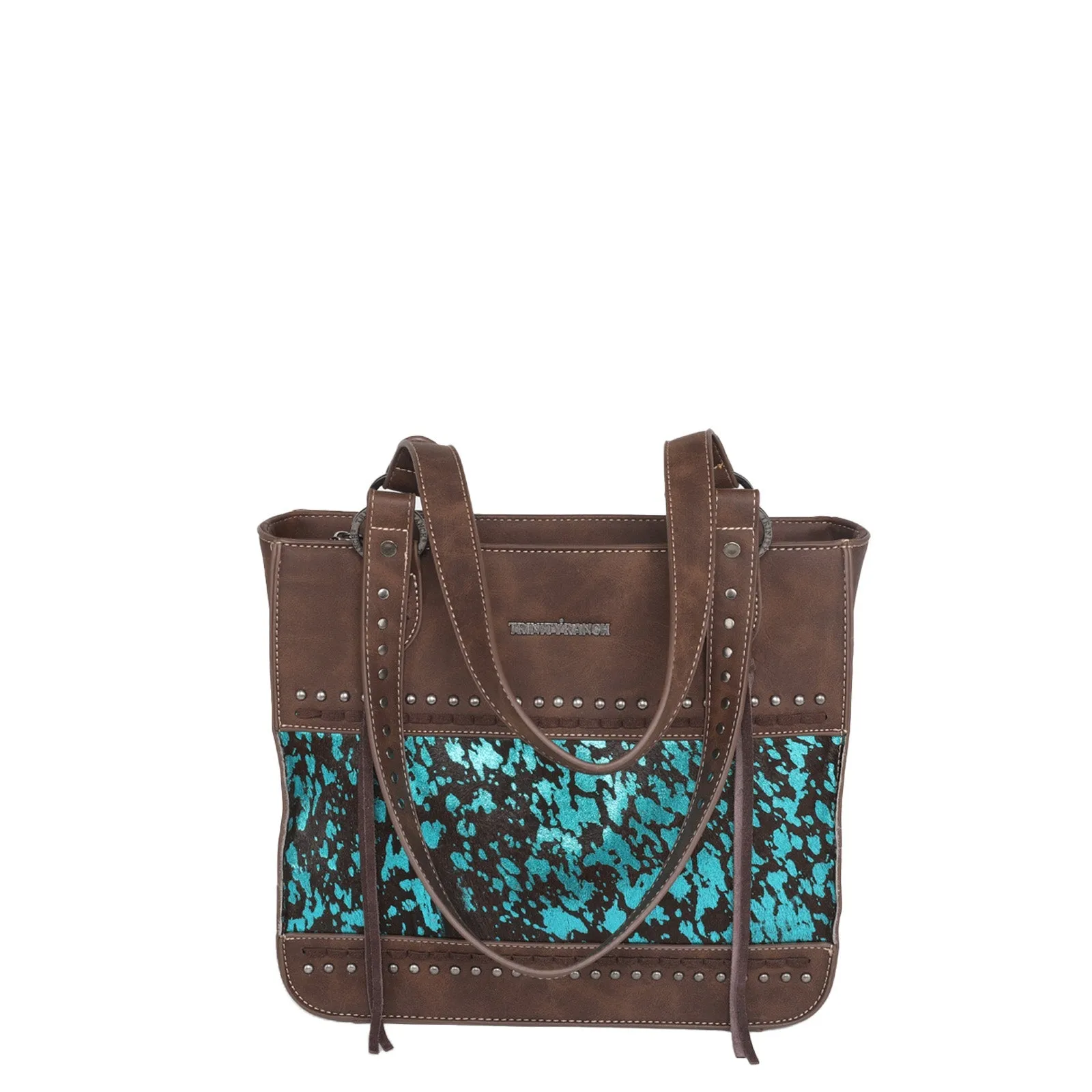 Trinity Ranch Hair On Cowhide Collection Concealed Carry Tote