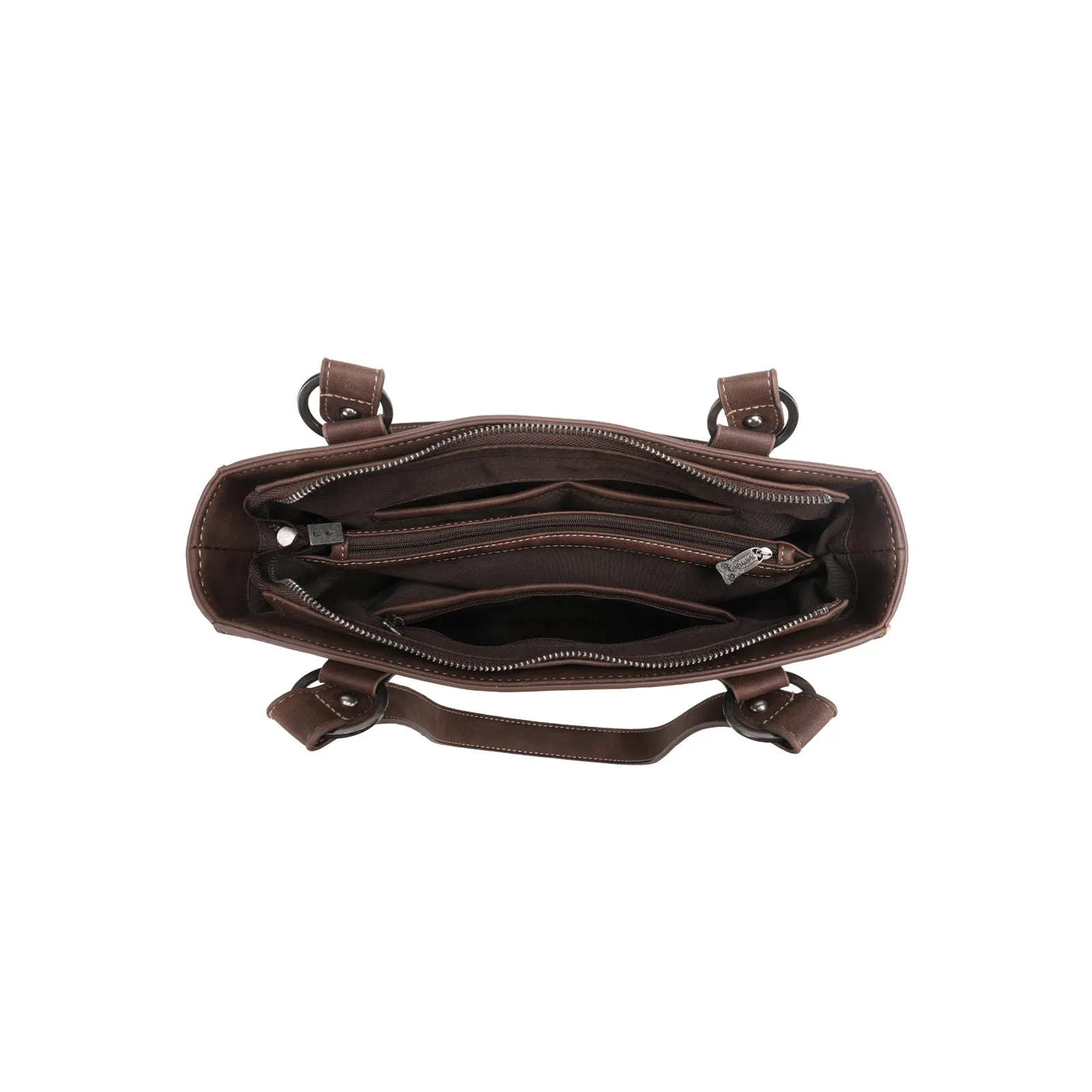 Trinity Ranch Hair On Cowhide Collection Concealed Carry Tote
