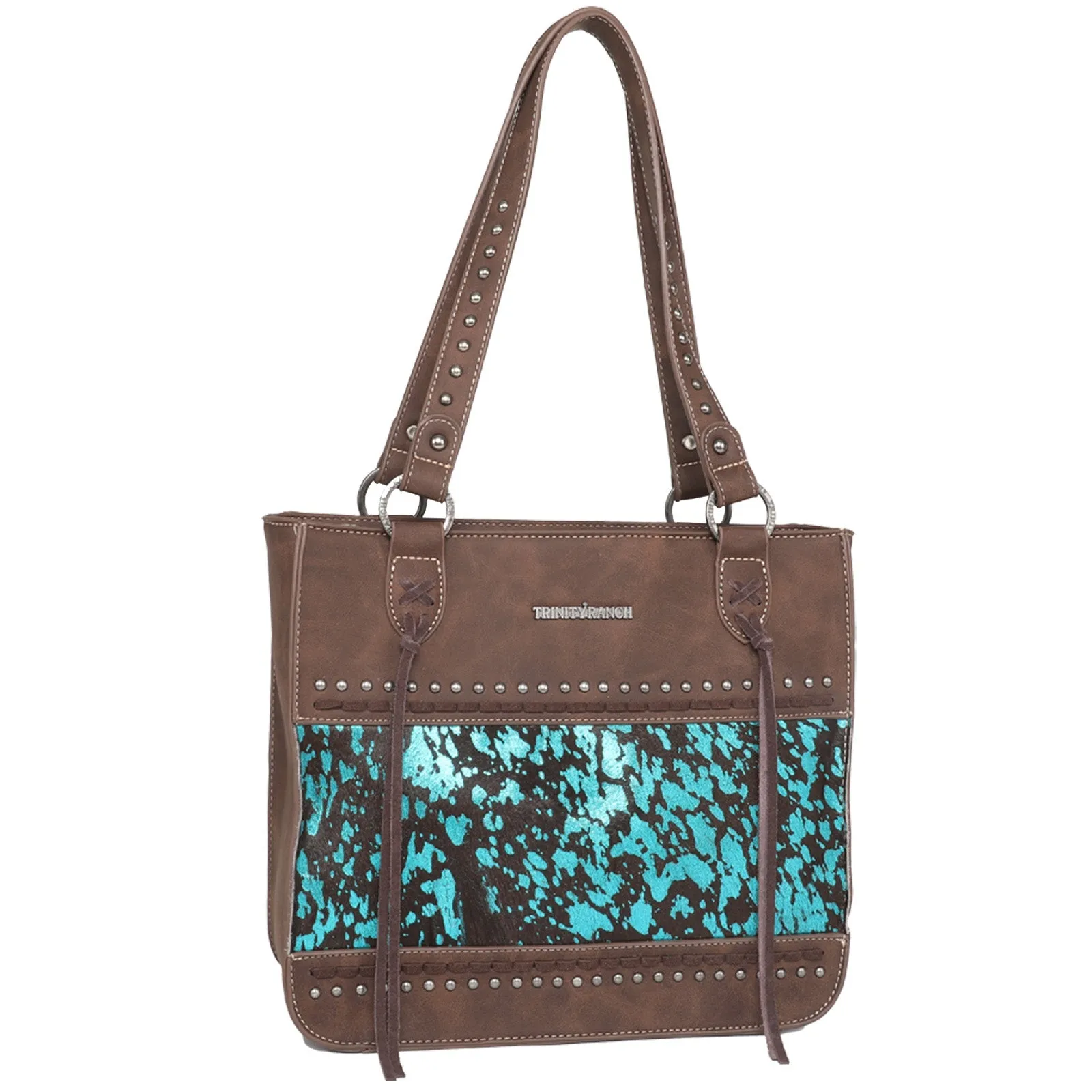 Trinity Ranch Hair On Cowhide Collection Concealed Carry Tote