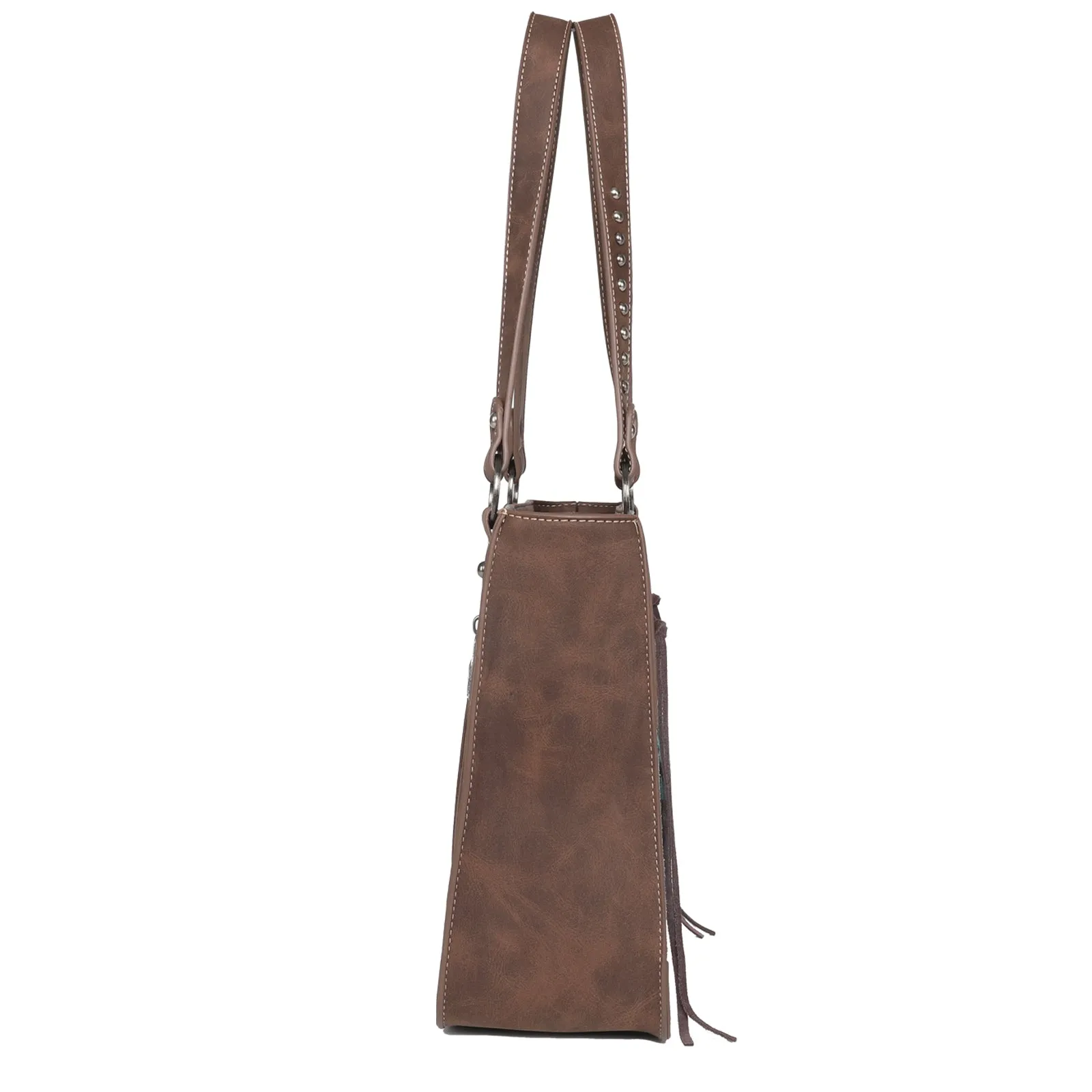 Trinity Ranch Hair On Cowhide Collection Concealed Carry Tote