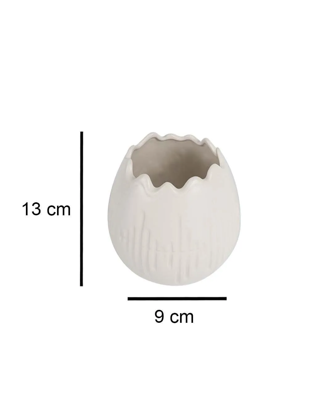 Vase, Engraved, White, Ceramic