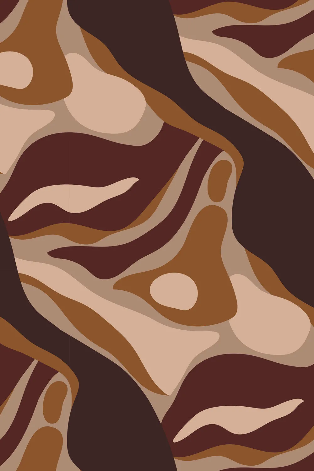 Weekender Bag | Abstract Caramel